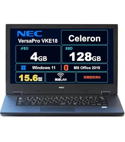 Amazon.co.jp: 中古パソコン ノートパソコン NEC VersaPro VX-N PC